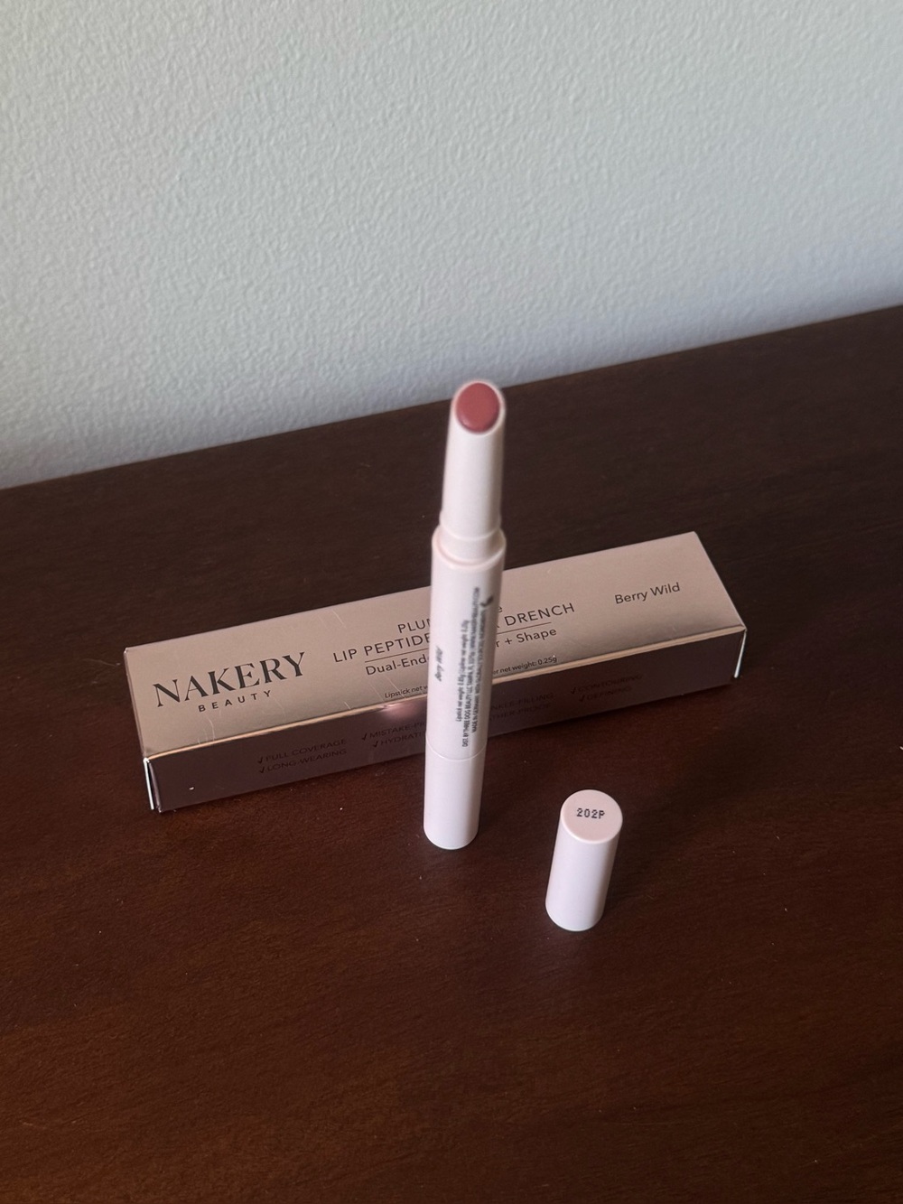 NIB Nakery Lip Peptide Color Drench. Berry Wild Dual Lip and Liner.